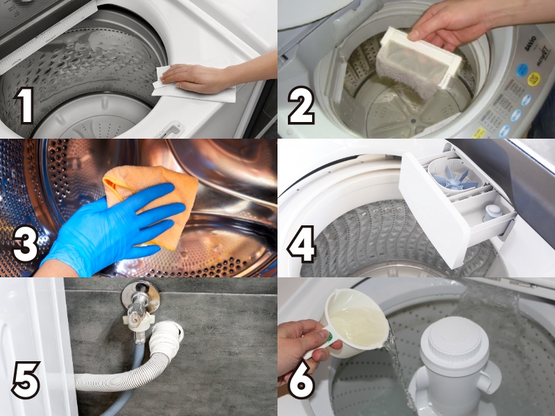 Vệ sinh kỹ lưỡng từng bộ phận