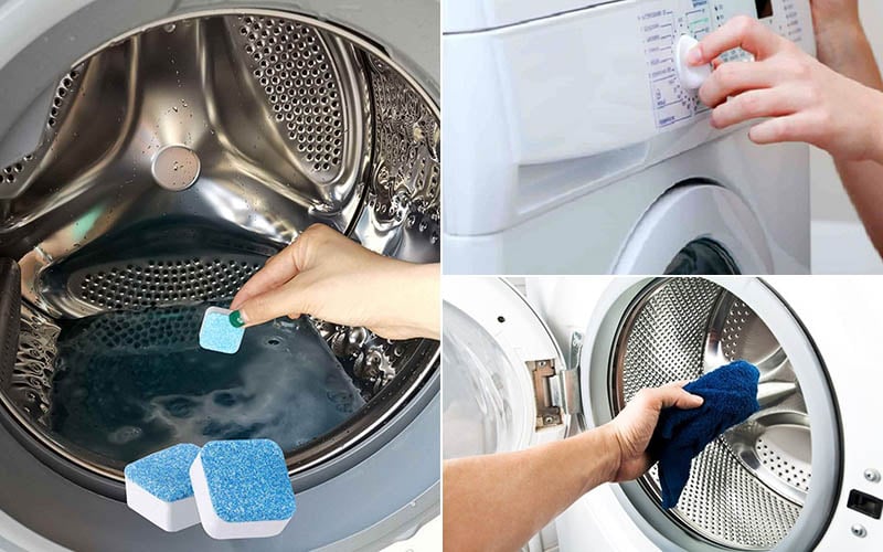 Vệ sinh máy giặt cửa ngang với các phương pháp đơn giản